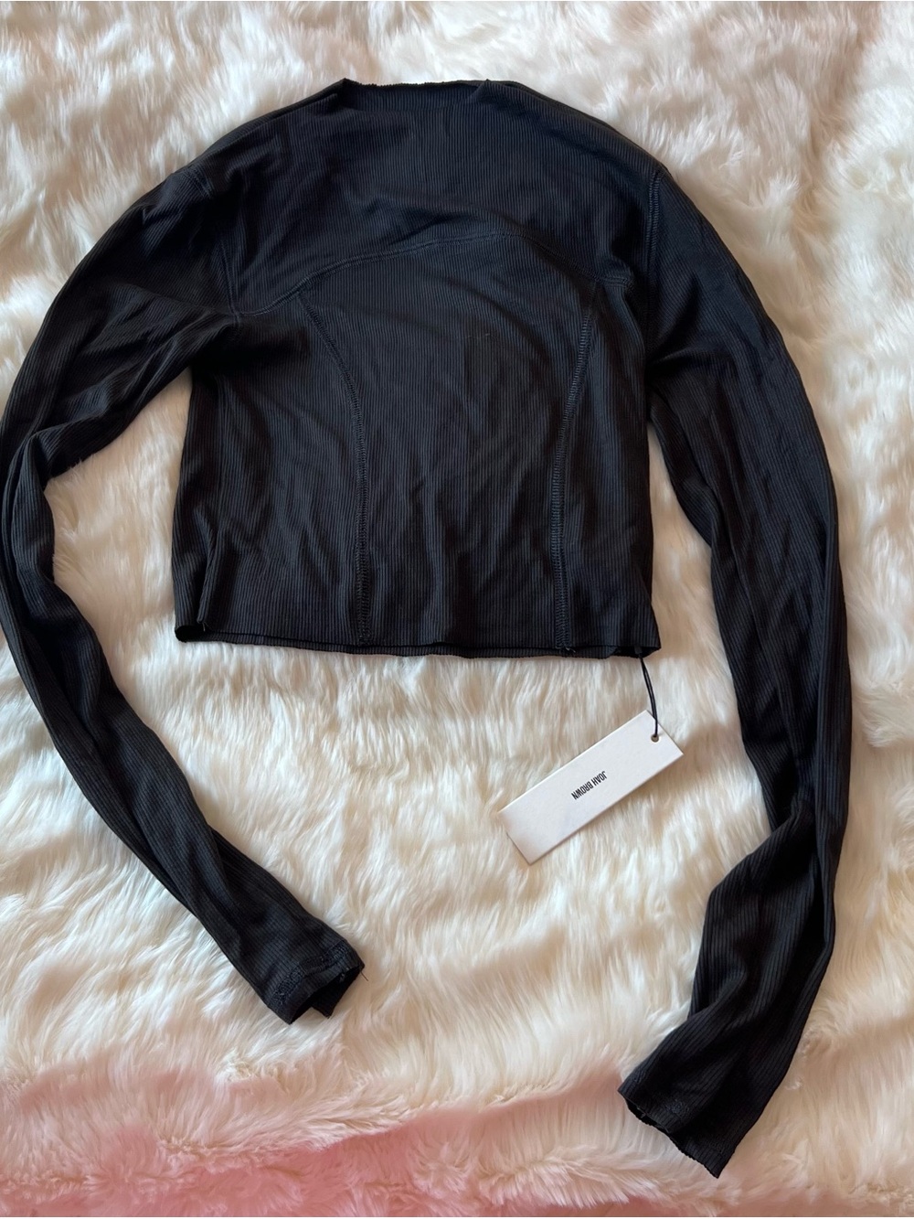 Joah Brown Contrast Stitch Long Sleeve - Picture 6 of 10